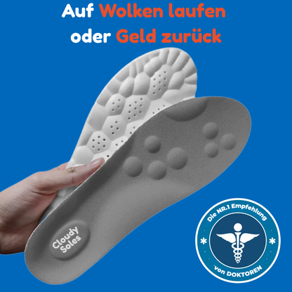 CloudySteppers – Einlagen gegen Fußschmerzen