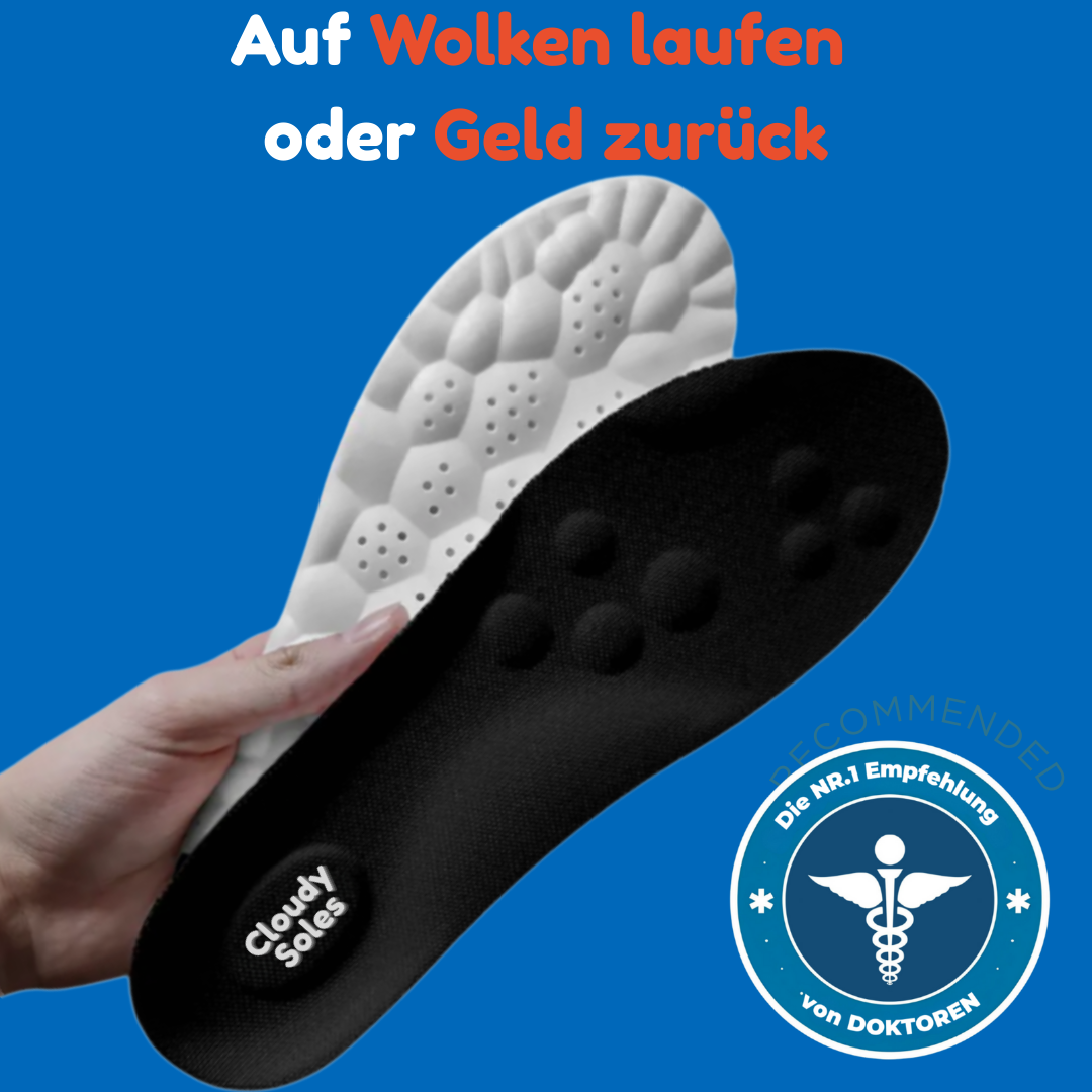 CloudySteppers – Einlagen gegen Fußschmerzen