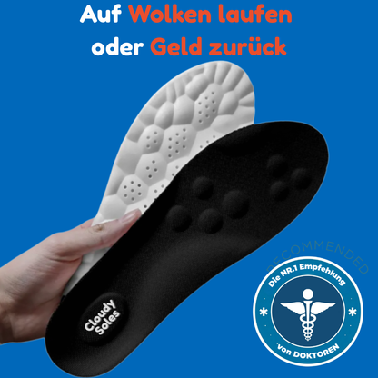 CloudySteppers – Einlagen gegen Fußschmerzen