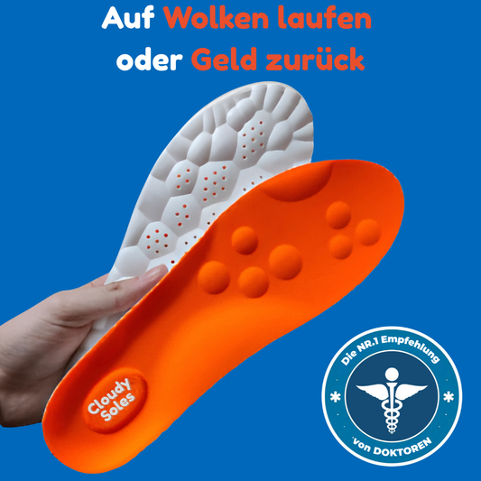 CloudySteppers – Einlagen gegen Fußschmerzen