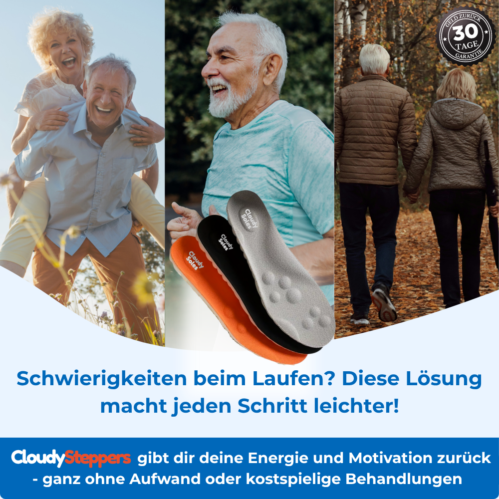 CloudySteppers – Einlagen gegen Fußschmerzen